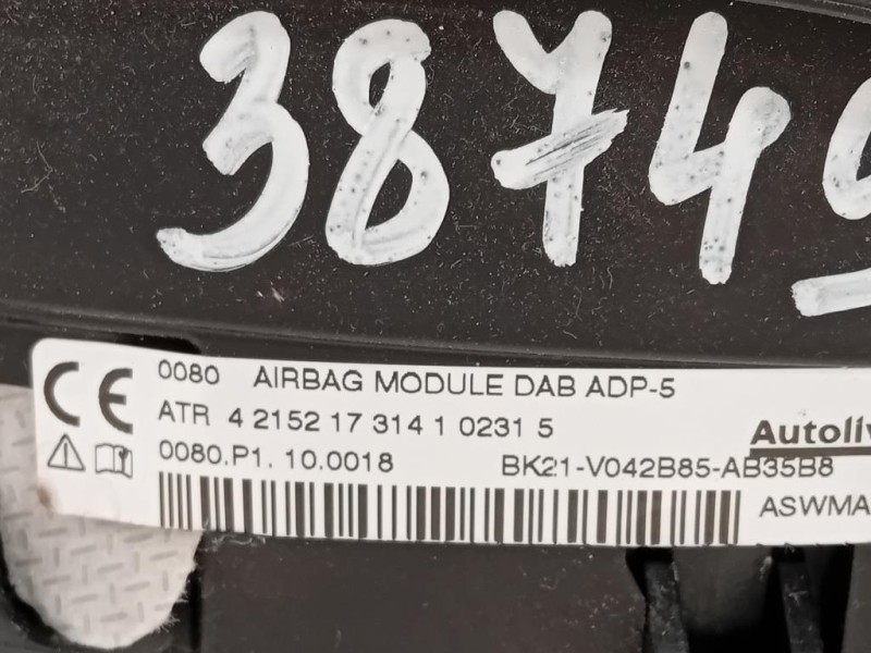 Air-bag Guidatore BK21-V042B85-AB Ford Transit Custom I 2013