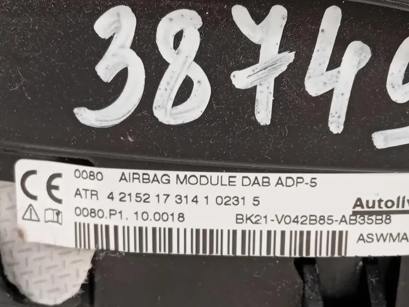 Air-bag Guidatore BK21-V042B85-AB Ford Transit Custom I 2013