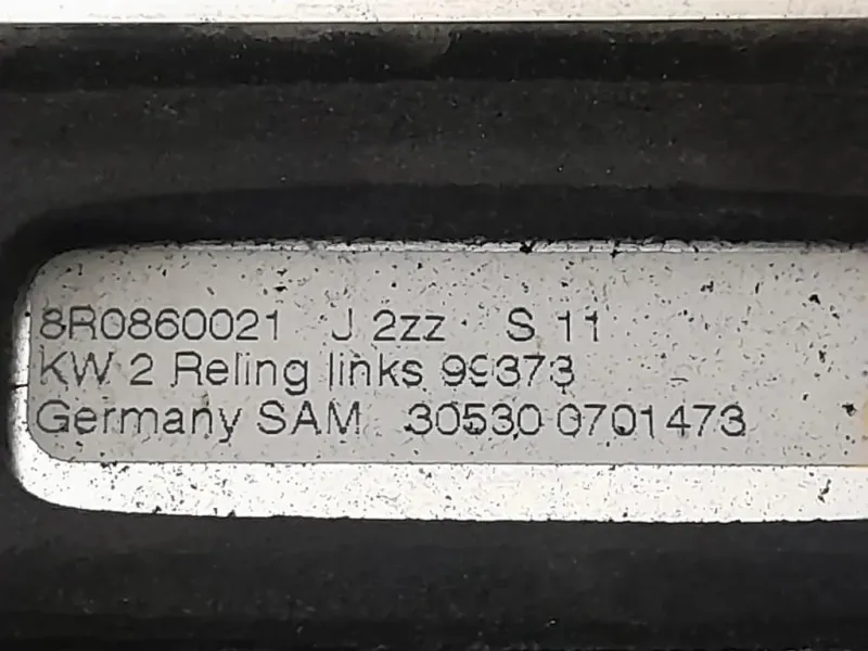 Barra Portapacchi Tetto 8R0860022 Audi Q5 8RB 2009