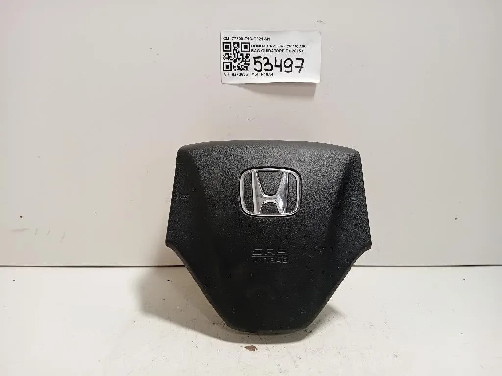 Air-bag Guidatore 77800-T1G-G821-M1 Honda CR-V IV 2015