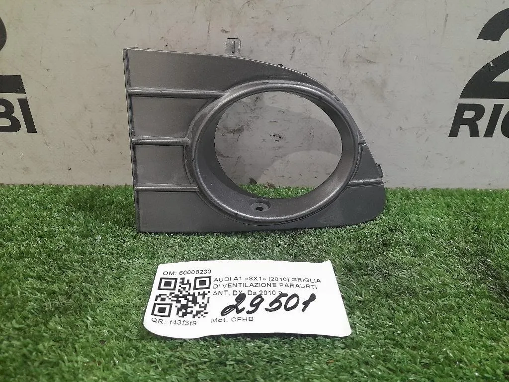 Griglia DI Ventilazione Paraurti ANT DX 60008230 Audi A1 8X1 2010