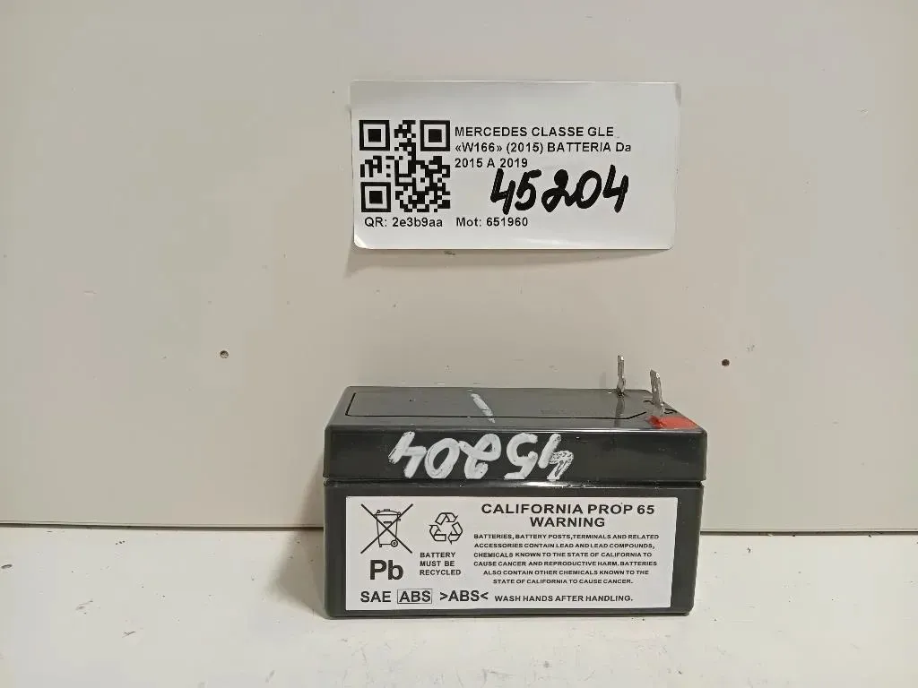 Batteria Mercedes Classe GLE W166 2015