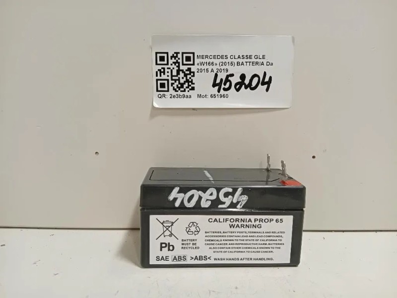 Batteria  Mercedes Classe GLE W166 2015
