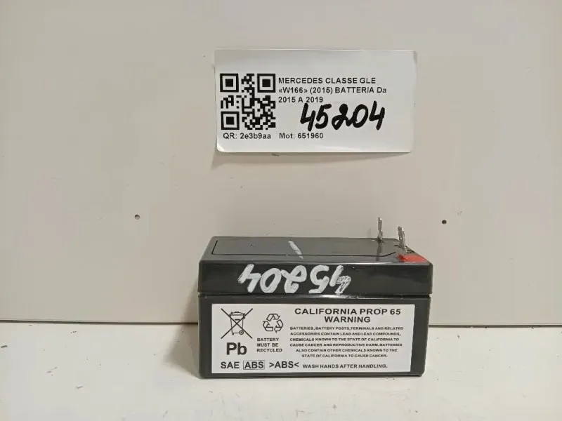 Batteria Mercedes Classe GLE W166 2015