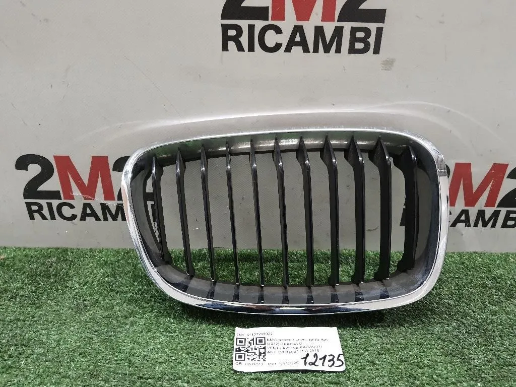 Griglia DI Ventilazione Paraurti ANT DX 51137239022 ANT DX Bmw Serie 1 F20 Berlina 2012