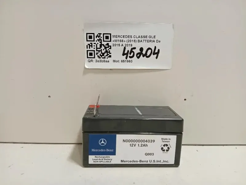 Batteria Mercedes Classe GLE W166 2015