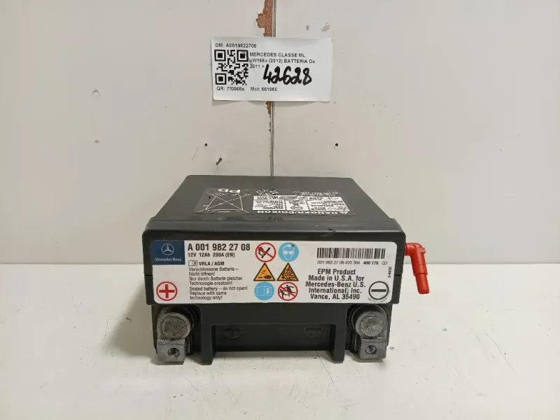 Batteria A0019822708 Mercedes Classe ML W166 2012