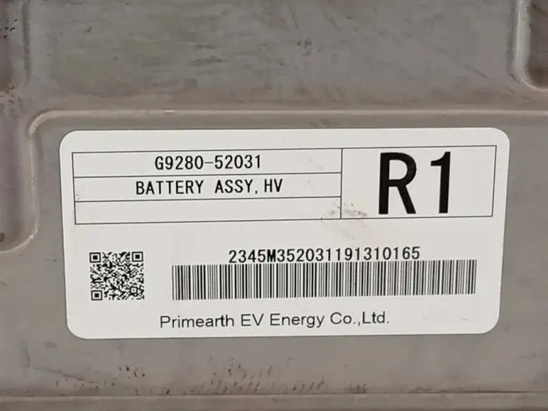 Batteria G9280-52031 BATTERIA IBRIDA Toyota Yaris IV 2017