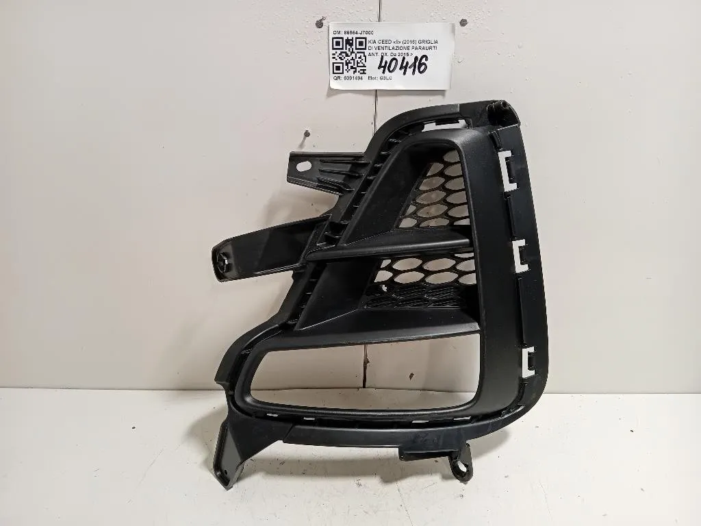 Griglia DI Ventilazione Paraurti ANT DX 86564-J7000 Kia CEED II 2016