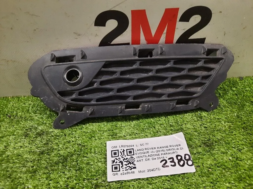 Griglia DI Ventilazione Paraurti ANT DX GJ3215A298C Land Rover Range Rover Evoque I 2015