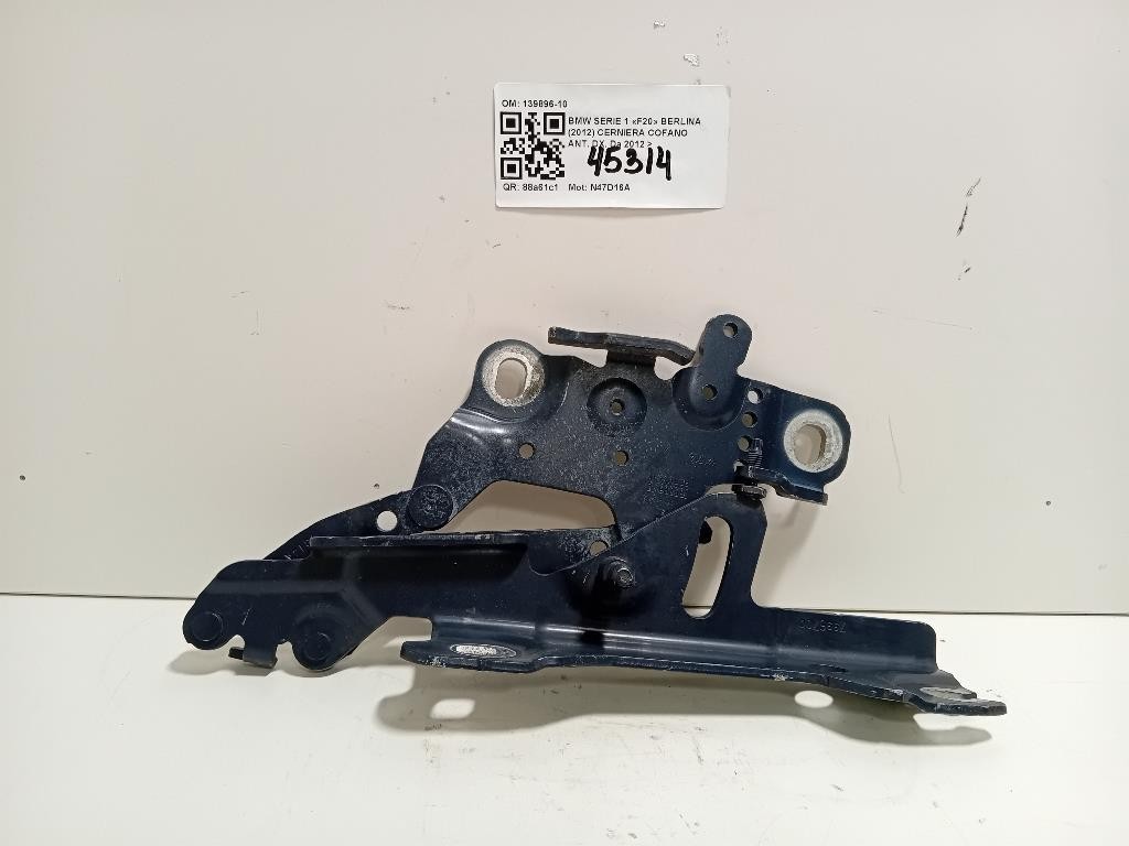 Cerniera Cofano ANT DX 139896-10 Bmw Serie 1 F20 Berlina 2012