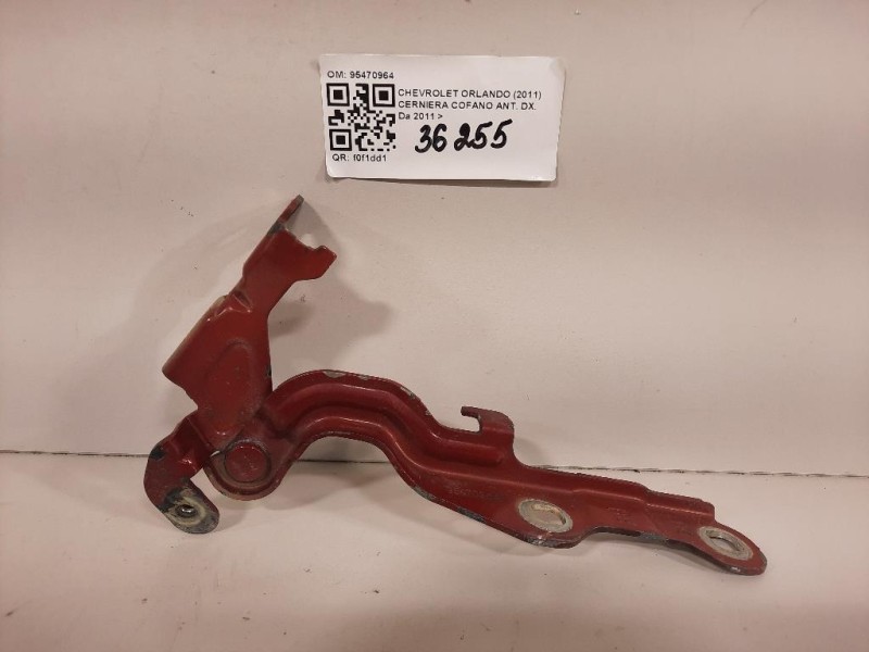 Cerniera Cofano ANT DX 95470964 Chevrolet Orlando 2011