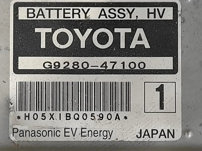 Batteria Ibrida Toyota Prius II 2012