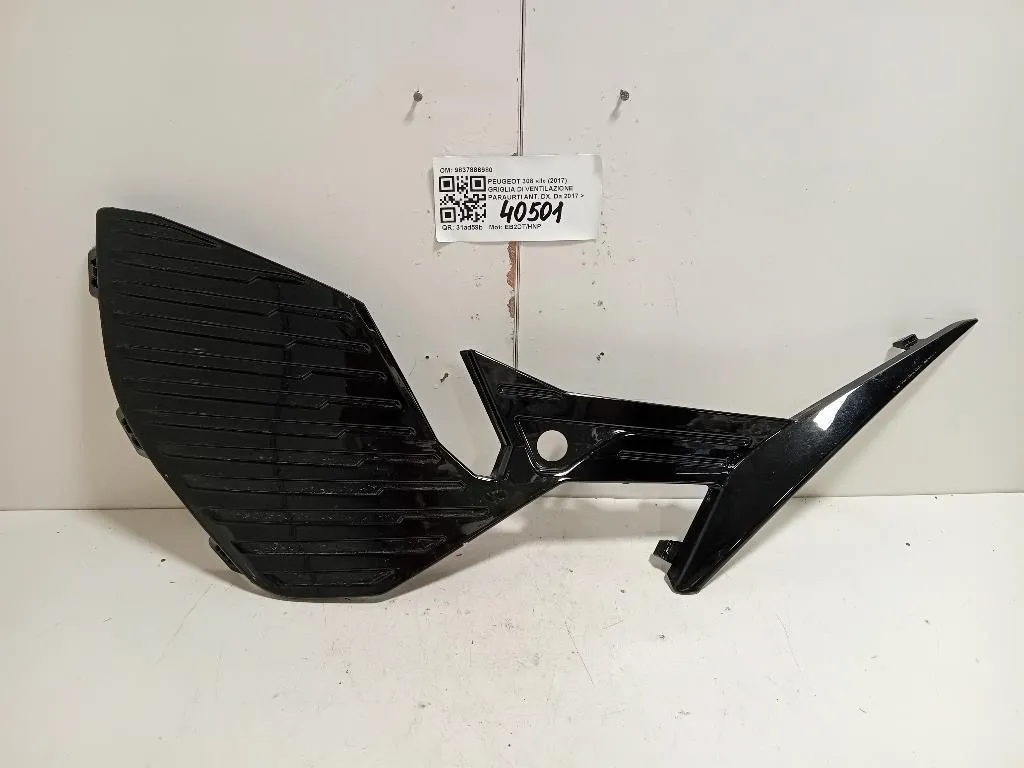 Griglia DI Ventilazione Paraurti ANT DX 9837886980 Peugeot 308 II 2017