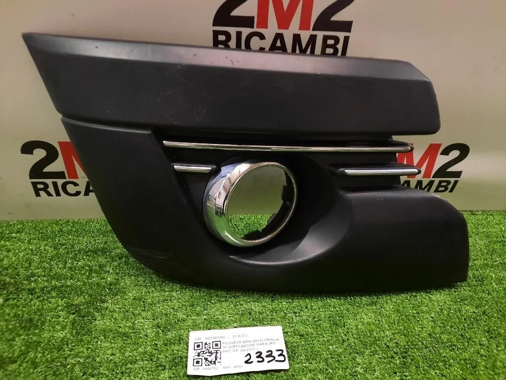 Griglia DI Ventilazione Paraurti ANT DX 1607920380 Peugeot 4008 2012