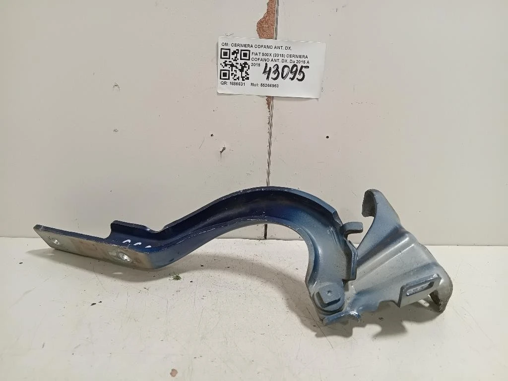 Cerniera Cofano ANT DX CERNIERA COFANO ANT DX Fiat 500X 2015