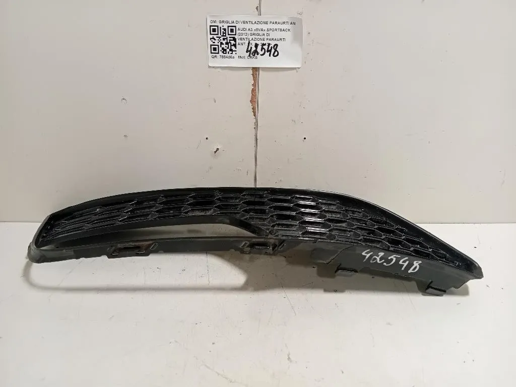 Griglia DI Ventilazione Paraurti ANT SX 8V3807681ABMT Audi A3 8VA Sportback 2012