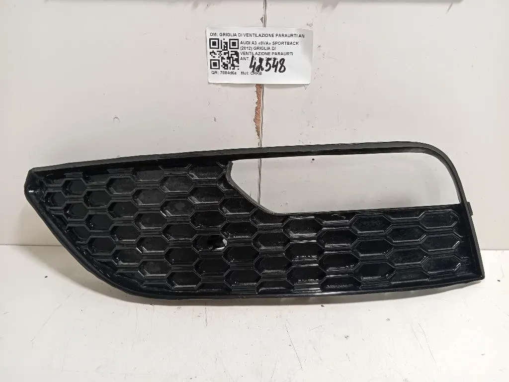 Griglia DI Ventilazione Paraurti ANT SX 8V3807681ABMT Audi A3 8VA Sportback 2012