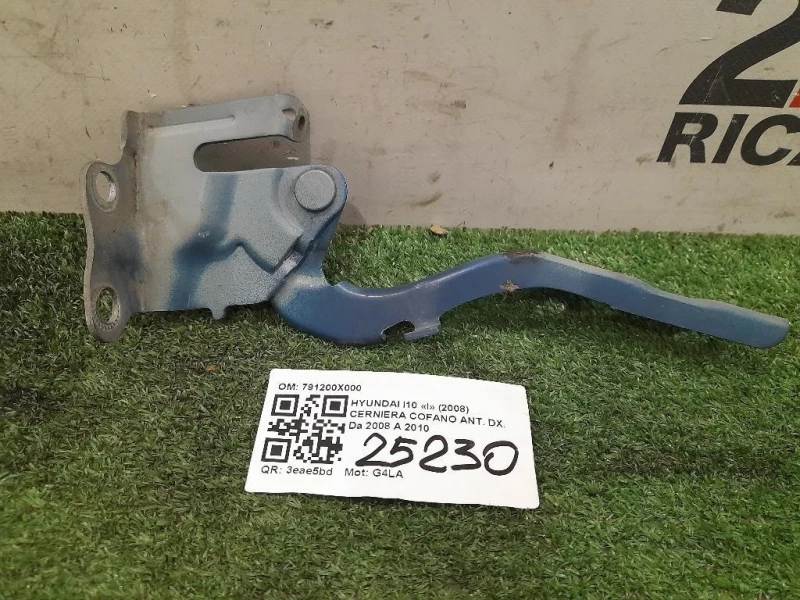 Cerniera Cofano ANT DX 791200X000 Hyundai I10 I 2008