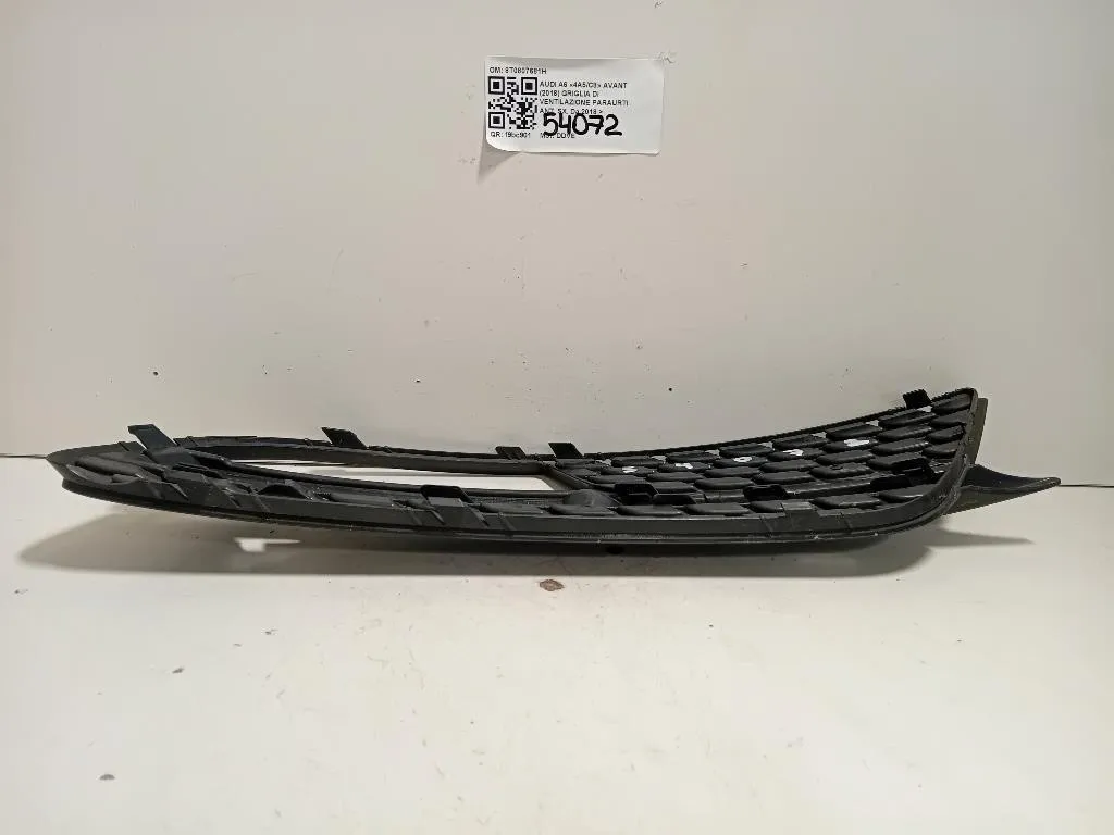 Griglia DI Ventilazione Paraurti ANT SX 8T0807681H Audi A6 4a5c8 Avant 2018
