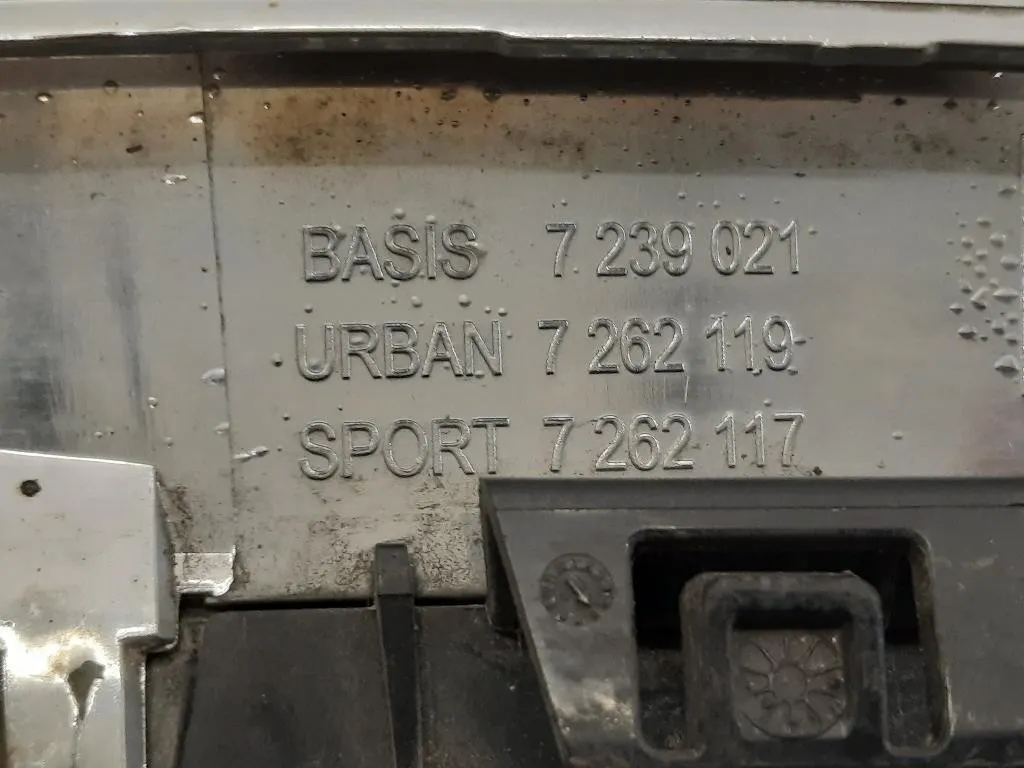 Griglia DI Ventilazione Paraurti ANT SX 7239021 Bmw Serie 1 F20 Berlina 2012