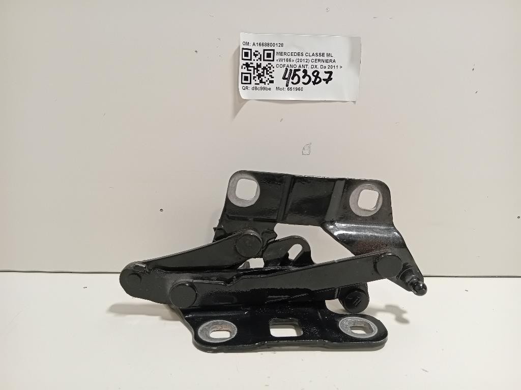 Cerniera Cofano ANT DX A1668800128 Mercedes Classe GLE W166 2015