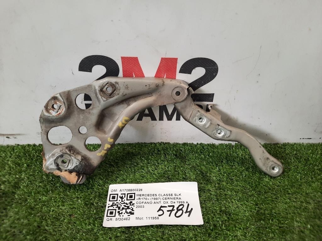 Cerniera Cofano ANT DX A1708800228 Mercedes Classe SLK R170 1997