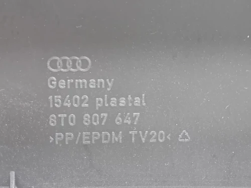 Griglia DI Ventilazione Paraurti INF ANT 8T0 807 647 Audi A5 8T3 2008