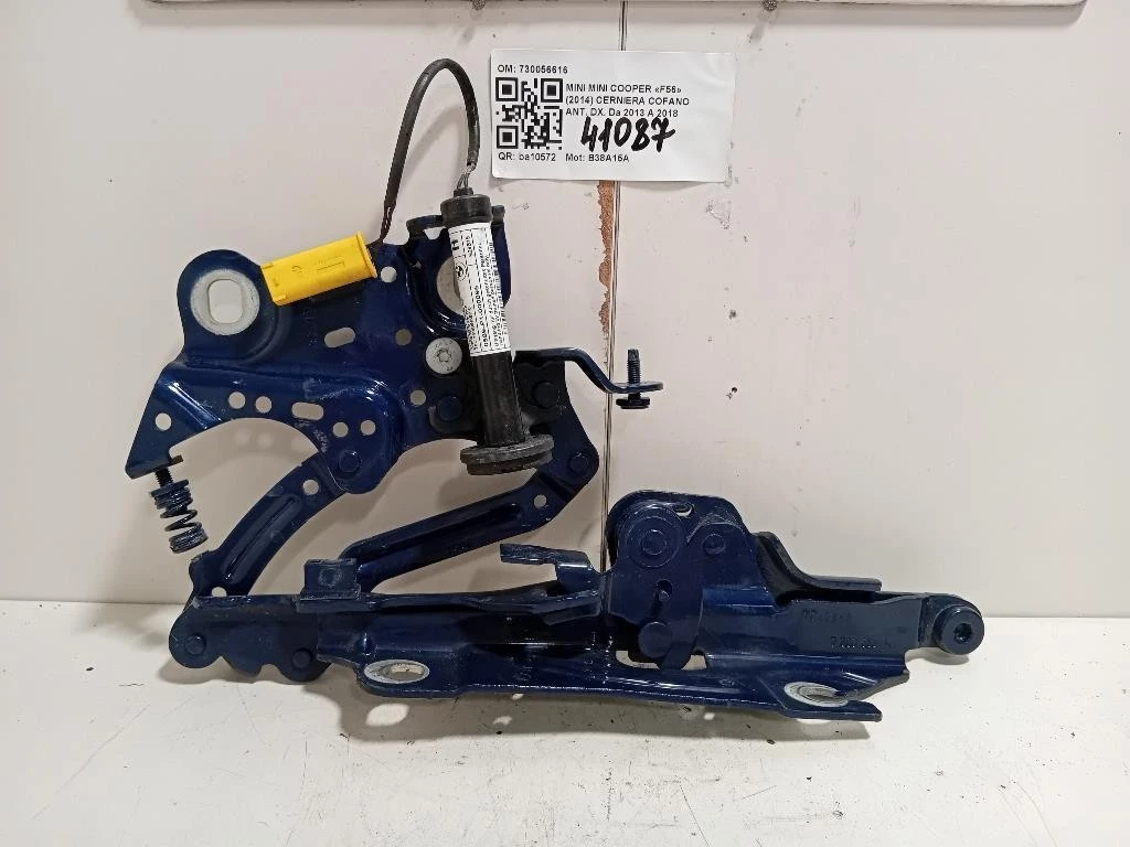 Cerniera Cofano ANT DX 730056616 Mini MINI Cooper F56 2014