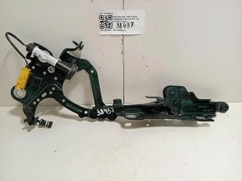 Cerniera Cofano ANT DX 41007370302 Mini MINI ONE F55 2014