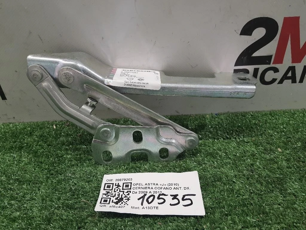 Cerniera Cofano ANT DX 20879203 Opel Astra J 2010