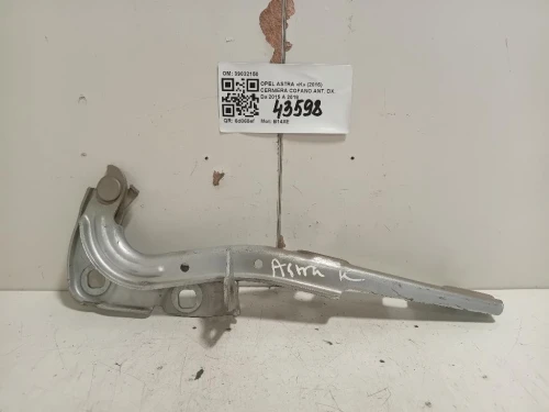 Cerniera Cofano ANT DX 39032150 Opel Astra K 2016