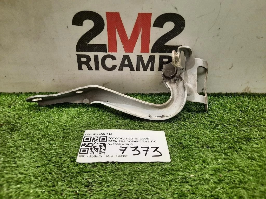 Cerniera Cofano ANT DX 534100H010 Toyota AYGO I 2005