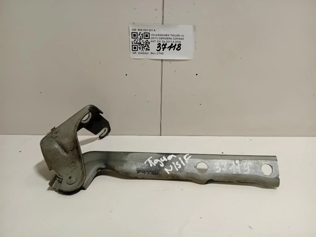 Cerniera Cofano ANT DX 5N0823301A Volkswagen Tiguan I 2011