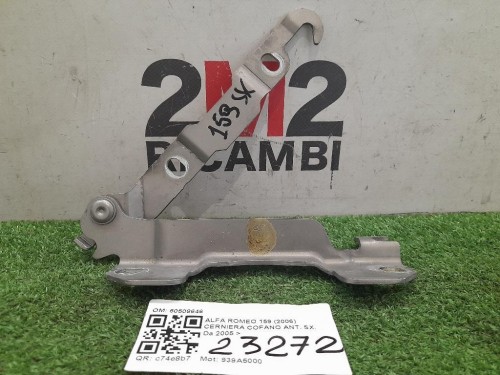 Cerniera Cofano ANT SX 50508646 Alfa Romeo 159 2006
