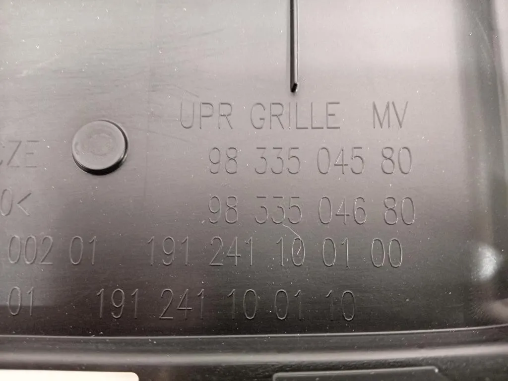 Griglia DI Ventilazione Paraurti SUP ANT 9833504580 Citroen C3 III 2016