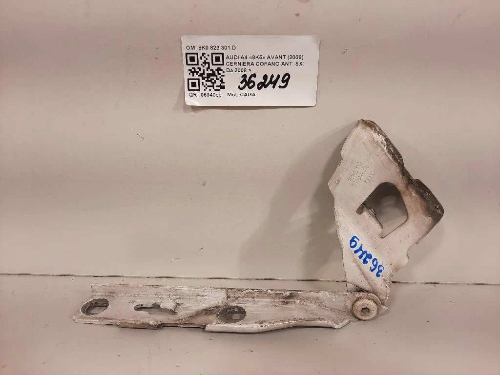 Cerniera Cofano ANT SX 8K0823301D Audi A4 8K5 Avant 2008
