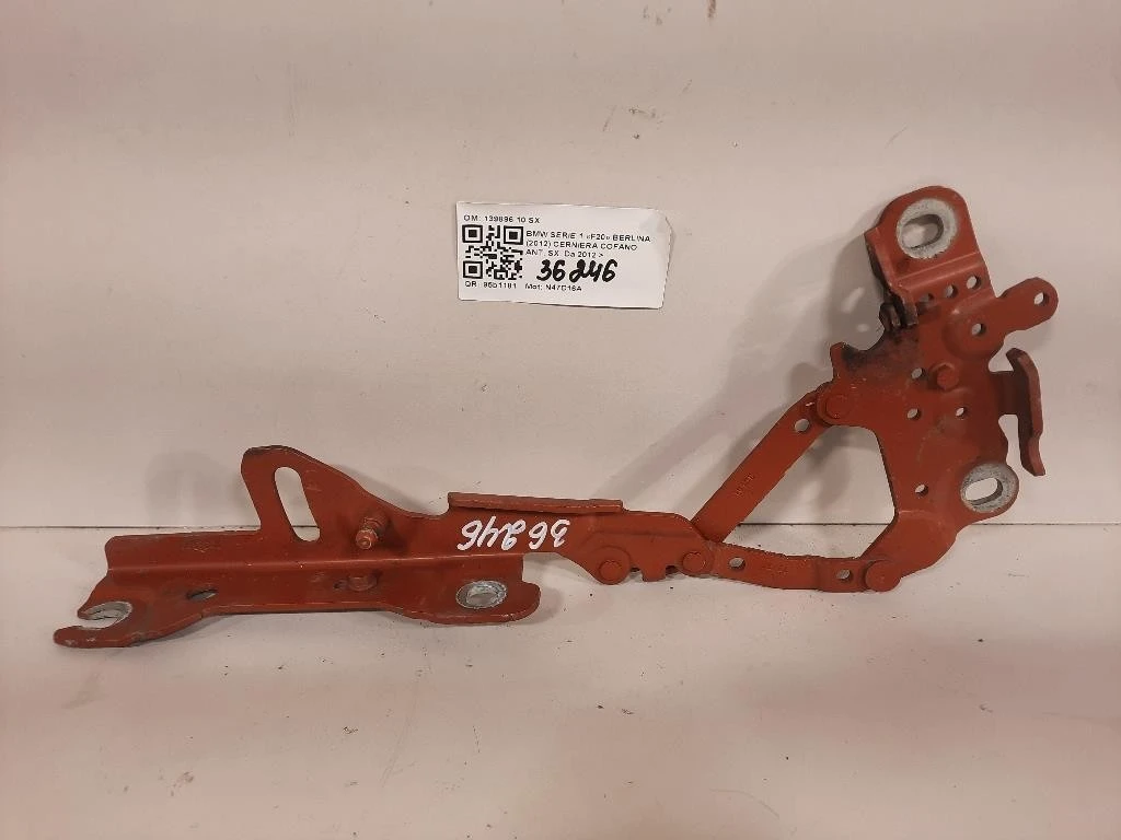Cerniera Cofano ANT SX 139896 10 SX Bmw Serie 1 F20 Berlina 2012