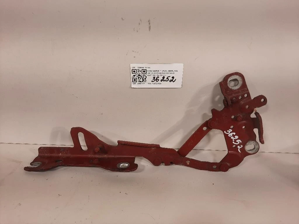 Cerniera Cofano ANT SX 139896 10 SX Bmw Serie 1 F20 Berlina 2012