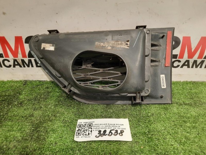 Griglia Parafango ANT DX ASB790020 Land Rover Range Rover Sport II 2009