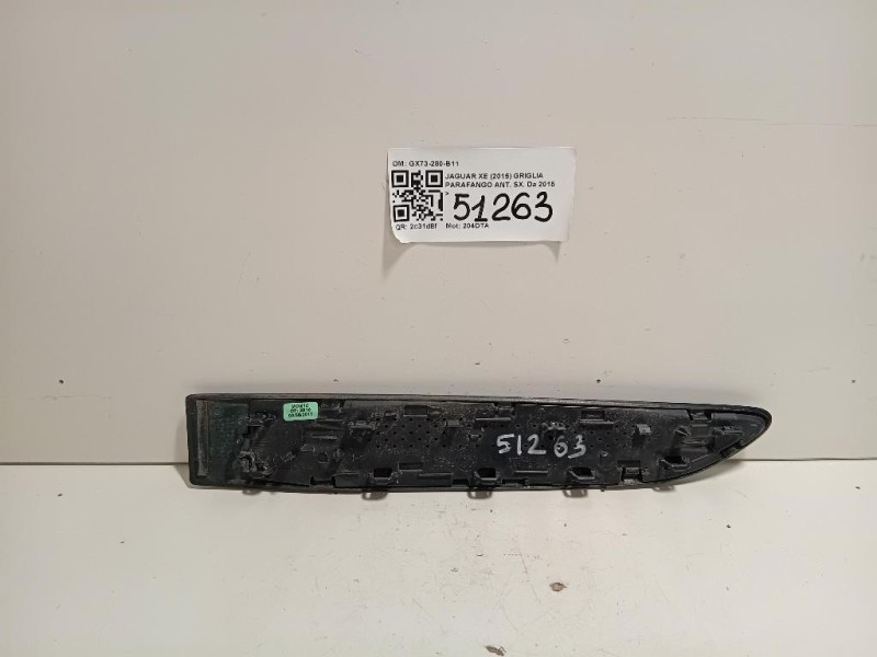 Griglia Parafango ANT SX GX73-280-B11 Jaguar XE 2015