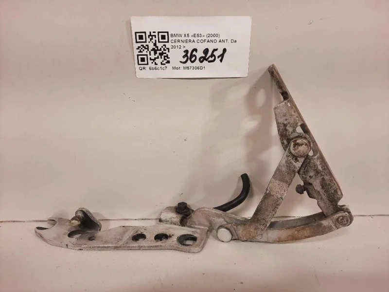 Cerniera Cofano ANT SX CERNIERA COFANO ANT SX Bmw X5 E53 2000
