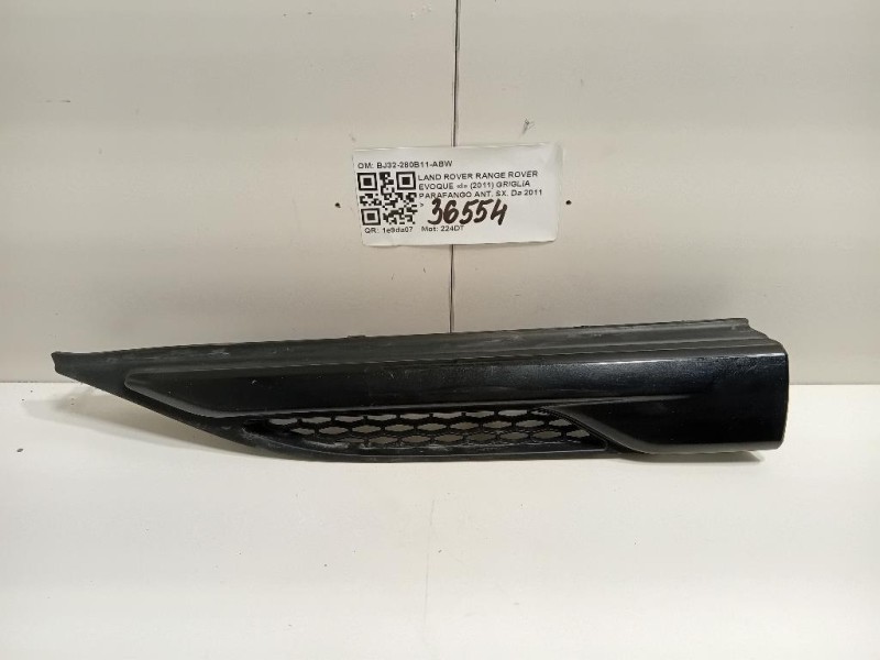 Griglia Parafango ANT SX BJ32-280B11-ABW Land Rover Range Rover Evoque I 2011