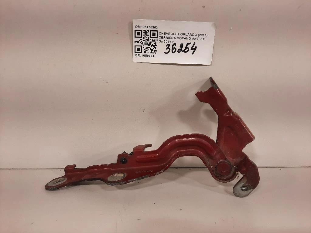 Cerniera Cofano ANT SX 95470963 Chevrolet Orlando 2011