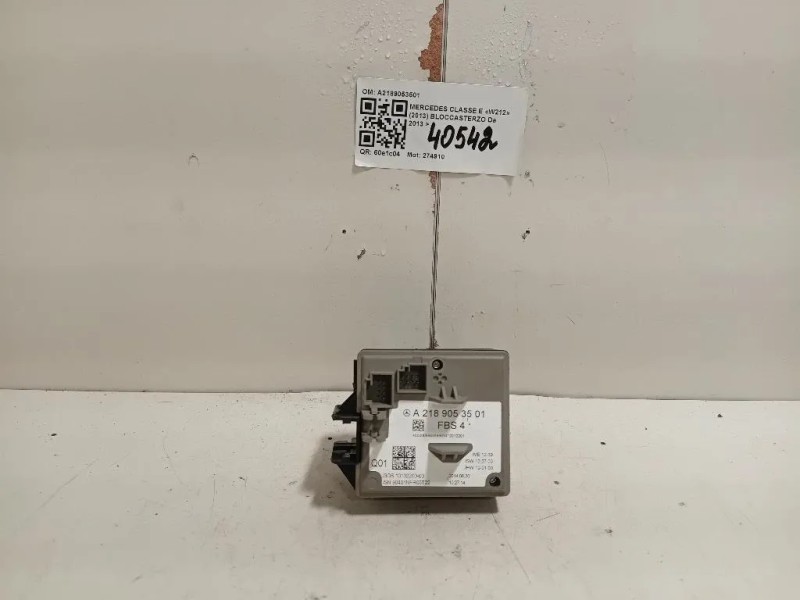 Bloccasterzo A2189053501 Mercedes Classe E W212 2013