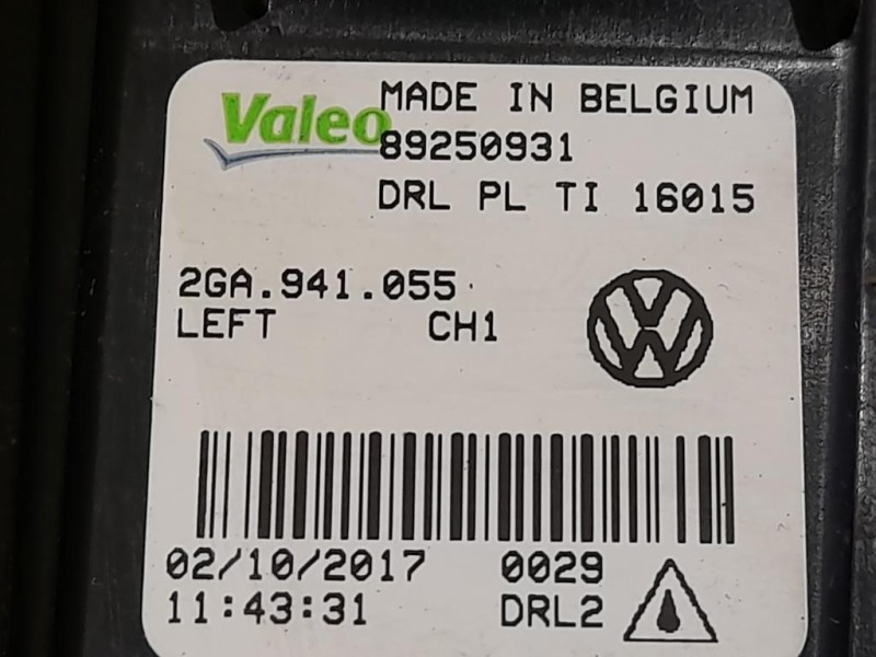 Griglia Parafango ANT SX 89250931 Volkswagen T-roc 2017