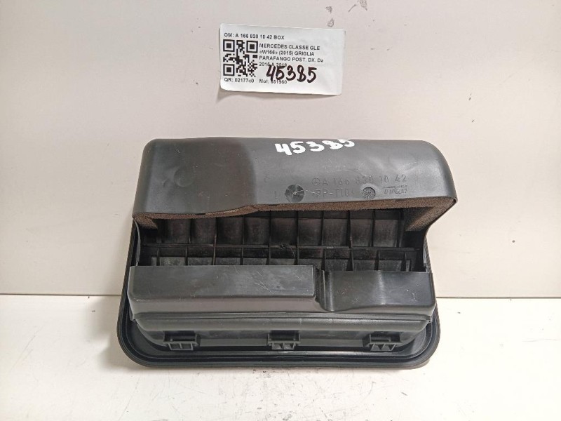 Griglia Parafango POST DX A 166 830 10 42 BOX Mercedes Classe GLE W166 2015