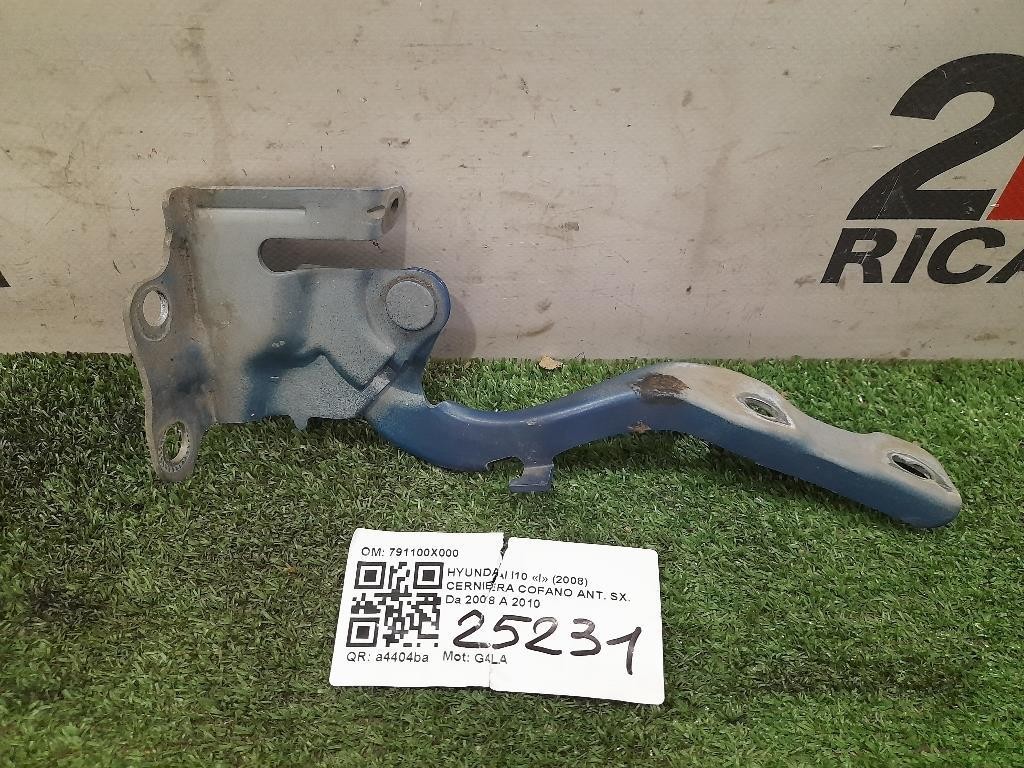 Cerniera Cofano ANT SX 791100X000 Hyundai I10 I 2008