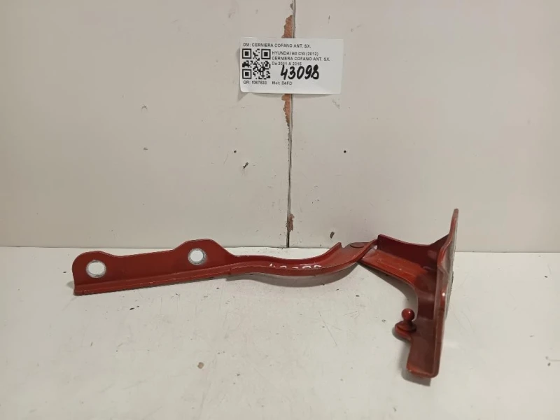Cerniera Cofano ANT SX CERNIERA COFANO ANT SX Hyundai I40 CW 2012