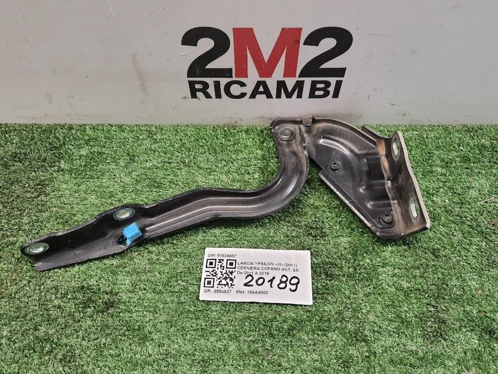Cerniera Cofano ANT SX 51835537 Lancia Ypsilon III 2011